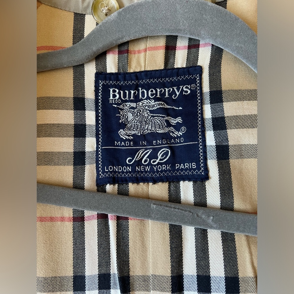 Classic Tan Trench Coat Burberry USA  small 6 - Picture 9 of 15